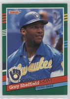 Gary Sheffield (3 Yellow Stripes on Right Border)