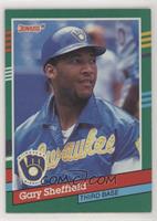 Gary Sheffield (3 Yellow Stripes on Right Border) [EX to NM]