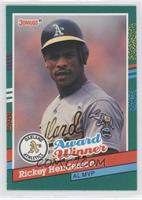 Rickey Henderson (Three White Stripes Left Border)