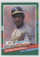 Rickey Henderson (Three White Stripes Left Border)