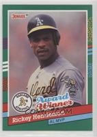 Rickey Henderson (Three White Stripes Left Border)