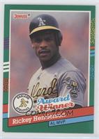 Rickey Henderson (Three White Stripes Left Border)