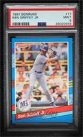 Ken Griffey Jr. (Three Yellow Lines Right Border) [PSA 9 MINT]