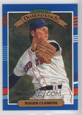 1991 Donruss - [Base] #9.1 - Diamond Kings - Roger Clemens (Red Stripes on Top Right Border)