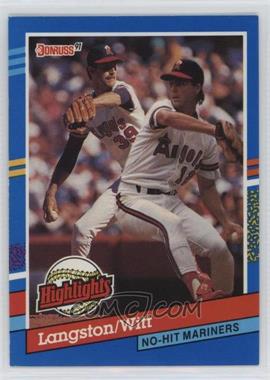 1991 Donruss - Bonus Cards #BC-1 - Mark Langston, Mike Witt [EX to NM]