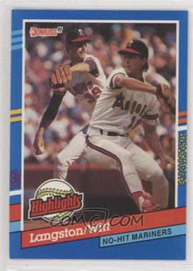 1991 Donruss - Bonus Cards #BC-1 - Mark Langston, Mike Witt [EX to NM]