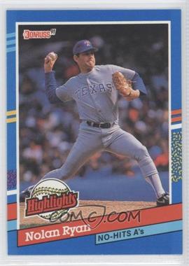 1991 Donruss - Bonus Cards #BC-3 - Nolan Ryan