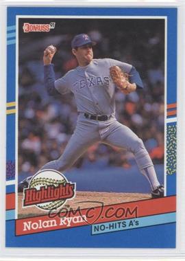 1991 Donruss - Bonus Cards #BC-3 - Nolan Ryan