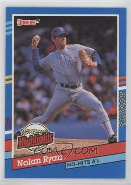 1991 Donruss - Bonus Cards #BC-3 - Nolan Ryan