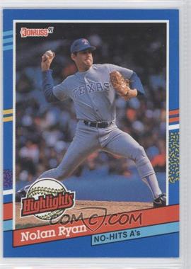 1991 Donruss - Bonus Cards #BC-3 - Nolan Ryan