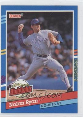 1991 Donruss - Bonus Cards #BC-3 - Nolan Ryan