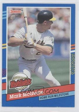 1991 Donruss - Bonus Cards #BC-9 - Mark McGwire