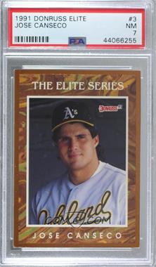 1991 Donruss - Elite #3 - Jose Canseco /10000 [PSA 7 NM]