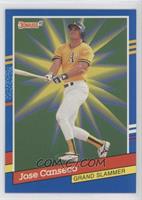 Jose Canseco (3 Yellow Stripes Right Front Border)