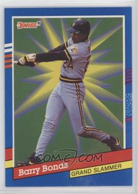 1991 Donruss - Grand Slammers #5.1 - Barry Bonds (5 Purple Stripes Right Border)