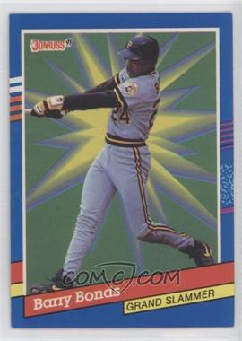 1991 Donruss - Grand Slammers #5.1 - Barry Bonds (5 Purple Stripes Right Border)