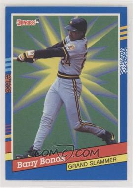 1991 Donruss - Grand Slammers #5.4 - Barry Bonds (3 Yellow Stripes Right Border)