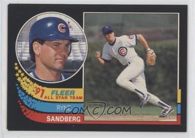 1991 Fleer - All Star Team #1 - Ryne Sandberg