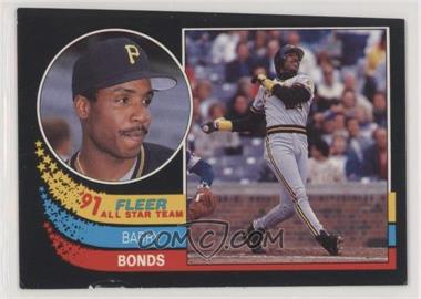 1991 Fleer - All Star Team #5 - Barry Bonds [Poor to Fair]