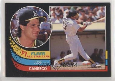 1991 Fleer - All Star Team #8 - Jose Canseco