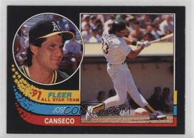 1991 Fleer - All Star Team #8 - Jose Canseco