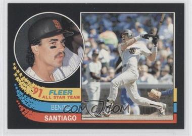 1991 Fleer - All Star Team #9 - Benito Santiago