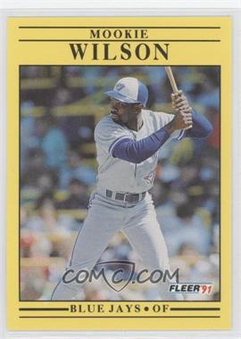 1991 Fleer - [Base] #192 - Mookie Wilson