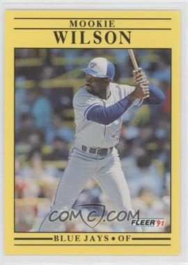 1991 Fleer - [Base] #192 - Mookie Wilson