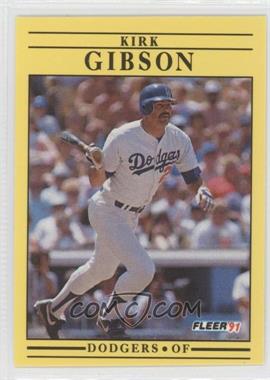 1991 Fleer - [Base] #199 - Kirk Gibson