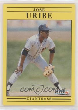 1991 Fleer - [Base] #275 - Jose Uribe