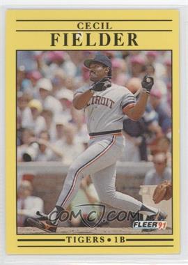 1991 Fleer - [Base] #335 - Cecil Fielder
