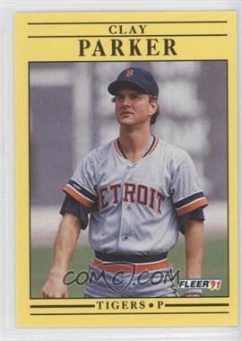 1991 Fleer - [Base] #346 - Clay Parker