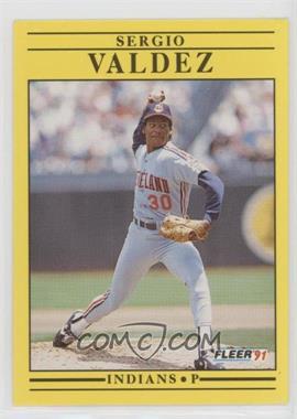 1991 Fleer - [Base] #380 - Sergio Valdez [EX to NM]