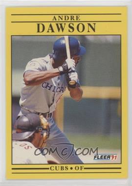 1991 Fleer - [Base] #419.2 - Andre Dawson (Missing 1976 Stat Lines)