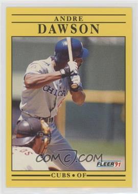 1991 Fleer - [Base] #419.2 - Andre Dawson (Missing 1976 Stat Lines)