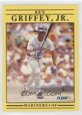 1991 Fleer - [Base] #450.2 - Ken Griffey Jr. ("bat .300" on back)