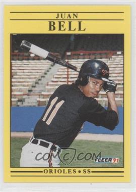 1991 Fleer - [Base] #468 - Juan Bell