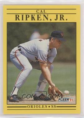 1991 Fleer - [Base] #490 - Cal Ripken Jr.