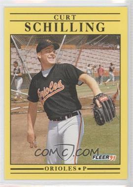 1991 Fleer - [Base] #491 - Curt Schilling
