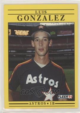 1991 Fleer - [Base] #507 - Luis Gonzalez