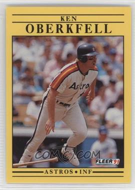 1991 Fleer - [Base] #511 - Ken Oberkfell