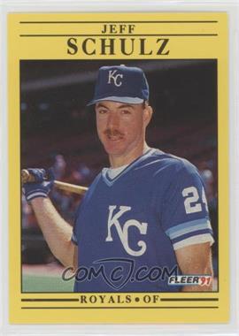 1991 Fleer - [Base] #568 - Jeff Schulz