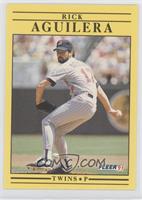 Rick Aguilera (5 Lines of Text on the Back)