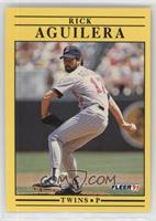 Rick Aguilera (5 Lines of Text on the Back)