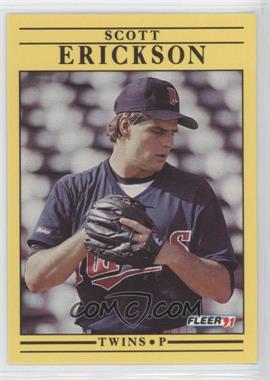 1991 Fleer - [Base] #608 - Scott Erickson