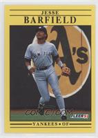 Jesse Barfield (Line Under 1981 Blue Jays)