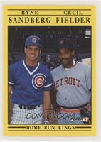 Ryne Sandberg, Cecil Fielder