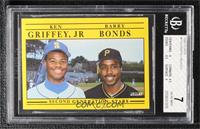  Ken Griffey Jr., Barry Bonds [BGS 7 NEAR MINT]