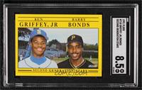  Ken Griffey Jr., Barry Bonds [SGC 8.5 NM/Mt+]