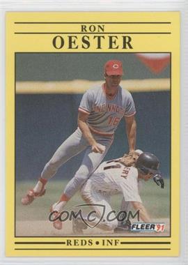 1991 Fleer - [Base] #74 - Ron Oester